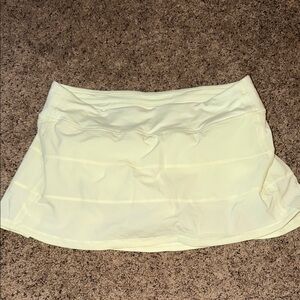 lululemon athletica Cream Athletic Skort